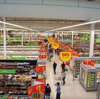 Обзор светодиодных светильников для освещения торгового зала гипермаркета